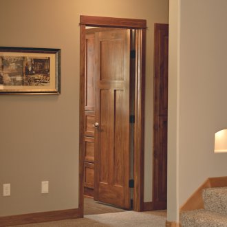 Ξύλινη πόρτα μπάνιου