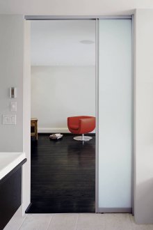 Συρόμενη πόρτα μπάνιου