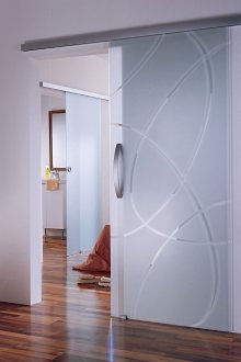 Μοντέρνα πόρτα μπάνιου