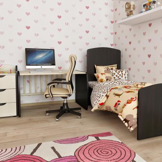 Παιδικό κρεβάτι wenge