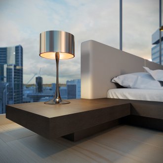 Χαμηλό κρεβάτι wenge