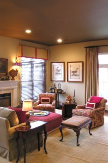 Καφέ οροφή τέντωμα ματ