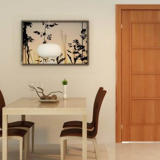 Ανοιχτό καφέ πόρτα