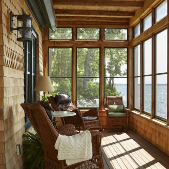 Χώρα οροφής στη βεράντα