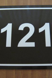 Πλαστικός αριθμός πόρτας