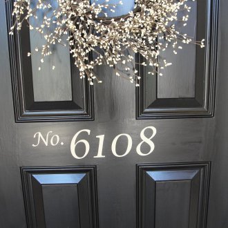 Αυτοκόλλητο αριθμό πόρτας