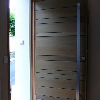 MDF ξύλινη πόρτα εισόδου