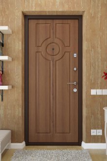 Είσοδος μεταλλική πόρτα MDF