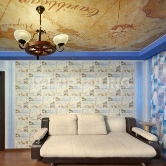 Stretch οροφή με εκτύπωση φωτογραφιών