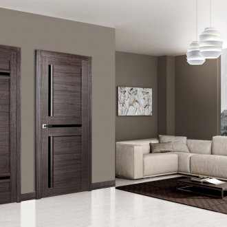 Εσωτερική γκρίζα πόρτα MDF