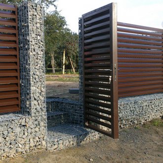 Gabion Fence