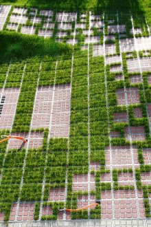 Πλαστική μάσκα γκαζόν