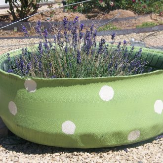 Γλάστρες ελαστικών κήπου