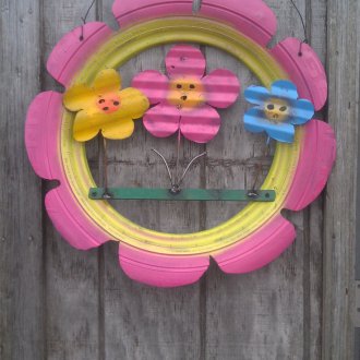 Πάνελ ελαστικών για τον κήπο