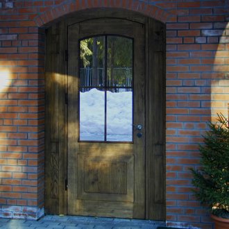 Αψιδωτή πόρτα δρυός