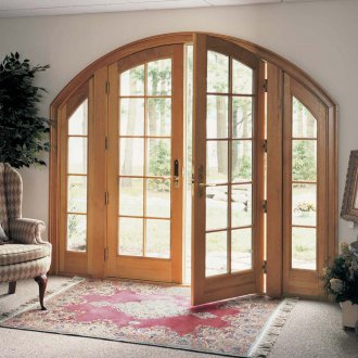 Αψιδωτή γαλλική πόρτα