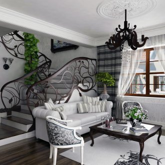 Ασυνήθιστη αρτ νουβό σκάλα