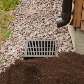 Drainage dans le pays