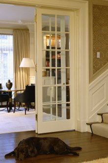 Ξύλινη σκάλα με ξύλο