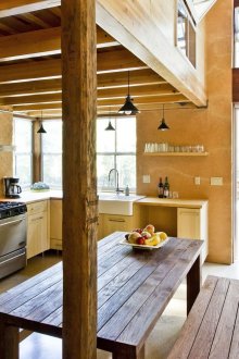 Μοντέρνα ρουστίκ κουζίνα