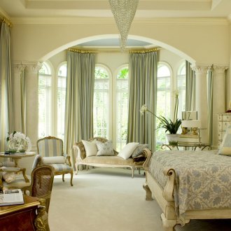 Κλασικές πράσινες κουρτίνες