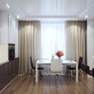 Art Nouveau οροφές με κουρτίνες