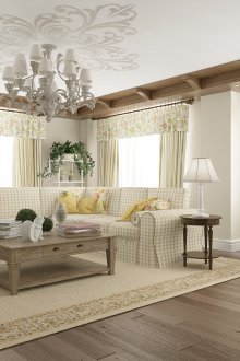 Καλαίσθητο σαλόνι σε στυλ provence