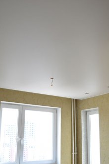 Οροφή από σατινέ PVC