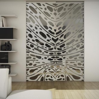 Αρθρωτές πόρτες με μοτίβο