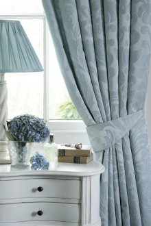 Σύγχρονα μπλε κουρτίνες