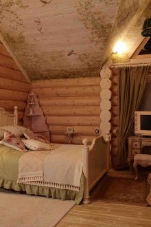 Υπνοδωμάτιο σε ρωσικό στυλ