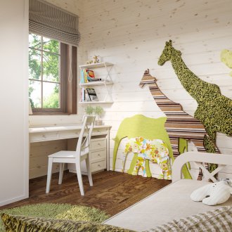 Ξύλινη ταπετσαρία στο φυτώριο