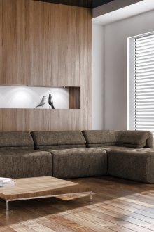 Ξύλινη ταπετσαρία στο διαμέρισμα