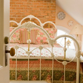 Vintage υπνοδωμάτιο πόρτα