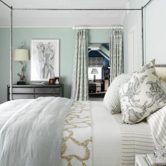 Κουρτίνες αντί της πόρτας του υπνοδωματίου