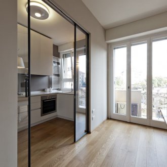 Art Nouveau πόρτα κουζίνας