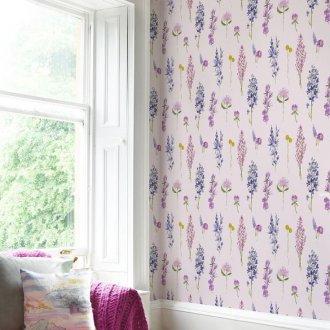 Violet εκτύπωσης ταπετσαρία