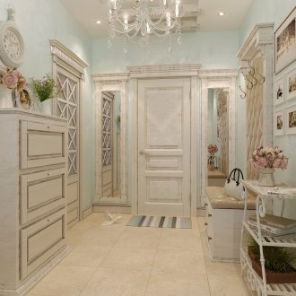 Textured τυρκουάζ ταπετσαρία για το διάδρομο