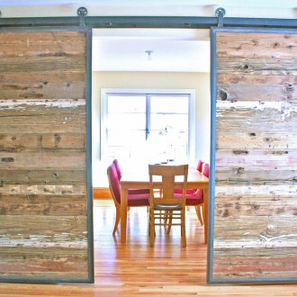 Χώρος συρόμενη πόρτα στυλ