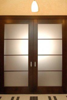 Συρόμενη πόρτα wenge