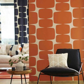 Πορτοκαλί εταίροι ταπετσαρία