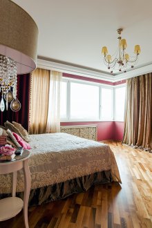 Βιρτζίνια ταπετσαρία στο υπνοδωμάτιο