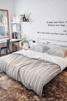 Παραθέστε στον τοίχο του υπνοδωματίου