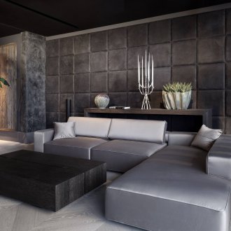 Δερμάτινη ταπετσαρία τοίχου