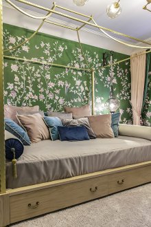 Απρόσκοπτη πράσινη ταπετσαρία