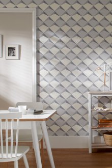 Γεωμετρική αντι-βανδαλική ταπετσαρία