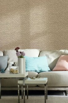 Art Nouveau αντι-βανδάλω ταπετσαρία