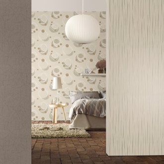 Βανδαλώδης ταπετσαρία στην κρεβατοκάμαρα