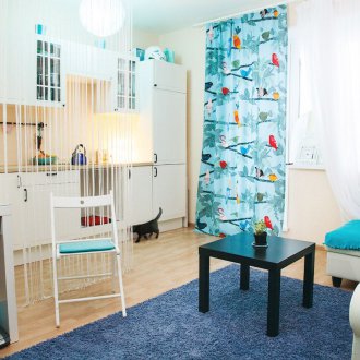 Κουρτίνες για ένα δωμάτιο αγοριού με πουλιά