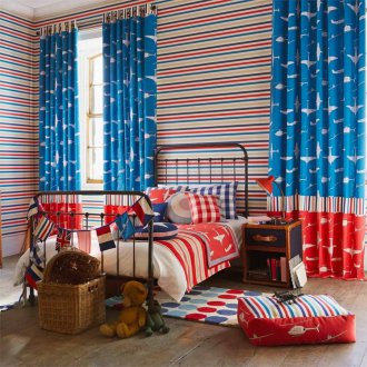 Κουρτίνες για το δωμάτιο του αγοριού με αεροπλάνα